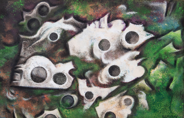 Slepičí balada pod Ještědem (z Cyklu Rozmary)