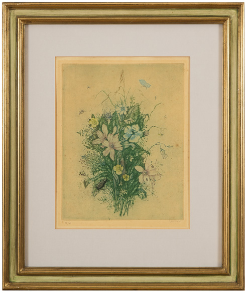 Kytice s motýly a broučky