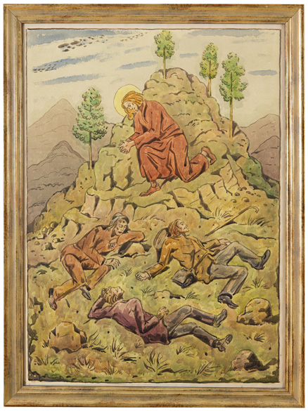 Kristus na hoře Olivetské