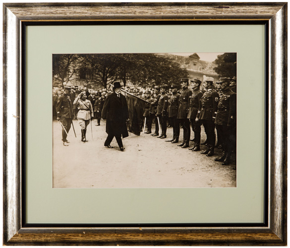 Přehlídka Starodružiníků presidentem T.G.Masarykem