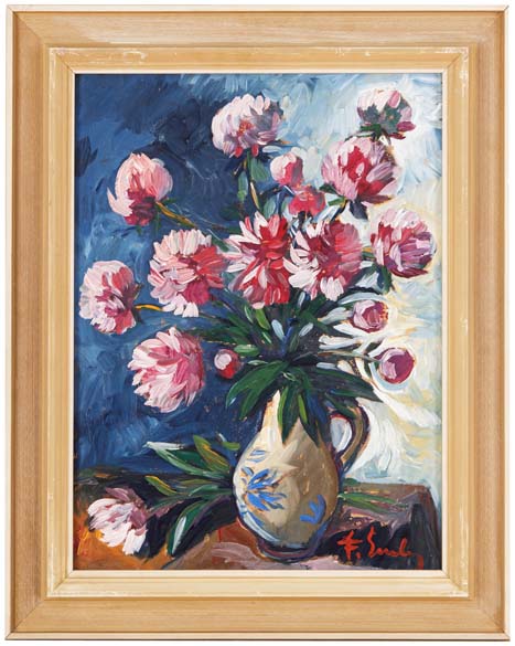 Pivoňky ve džbánku