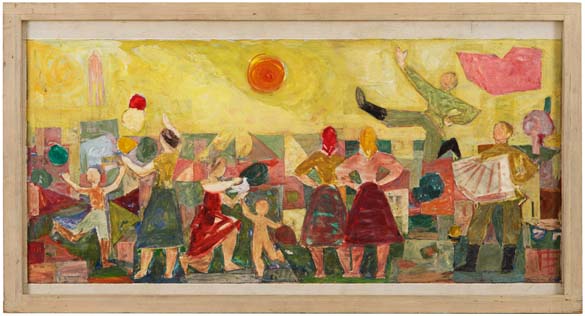 Mír - Návrh na gobelín