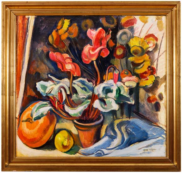 Zátiší s květinou