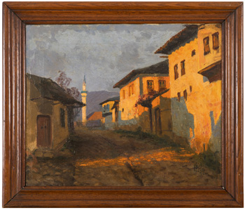 Dřevěný minaret