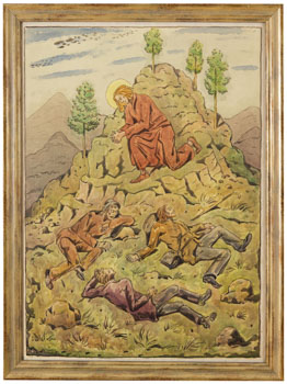 Kristus na hoře Olivetské