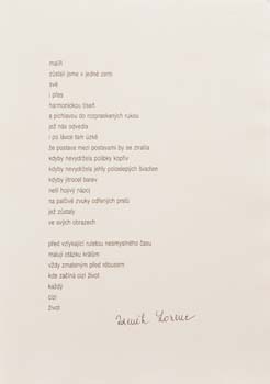 Reminiscence (soubor 5 grafických listů)