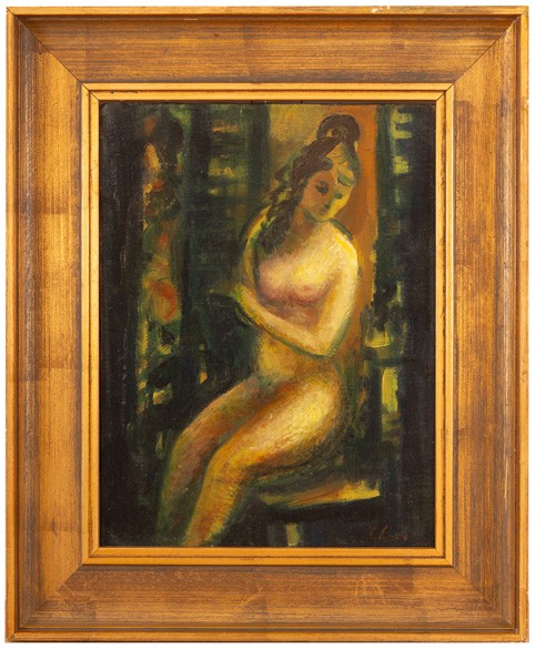 Modelka v ateliéru
