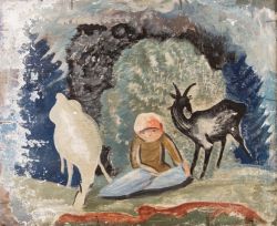 U chalupy / Na pastvě (oboustranný obraz)